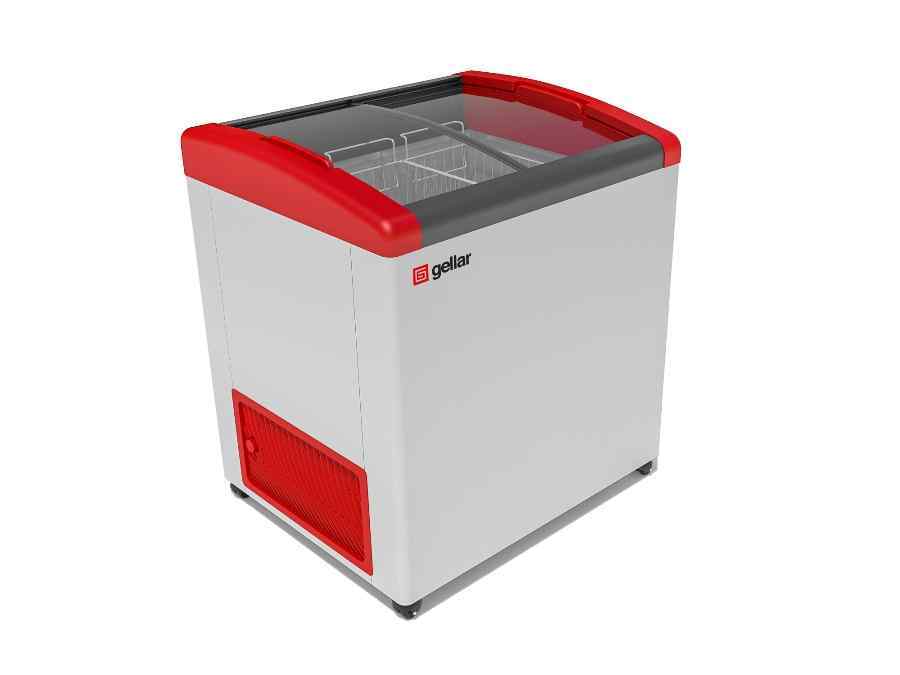 Ларь морозильный Frostor GELLAR FG 250 E гн. ст.(красный)