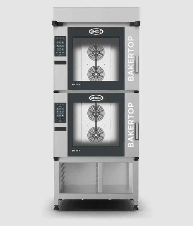 ПЕЧЬ КОНВЕКЦИОННАЯ UNOX КОЛОННА BAKERTOP RETAIL XETC-12EU-YPRMA С ЗОНТОМ