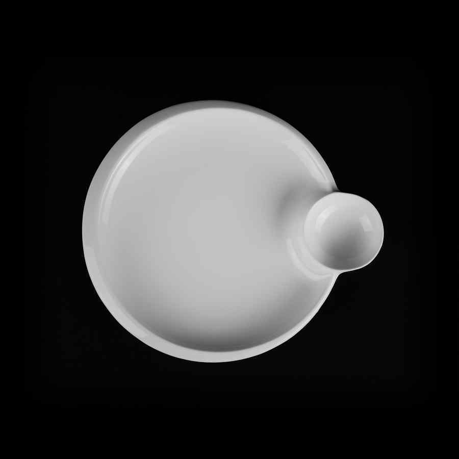 Тарелка для завтрака «Chan Wave» 225 мм [ivory LQ-QD0528A]