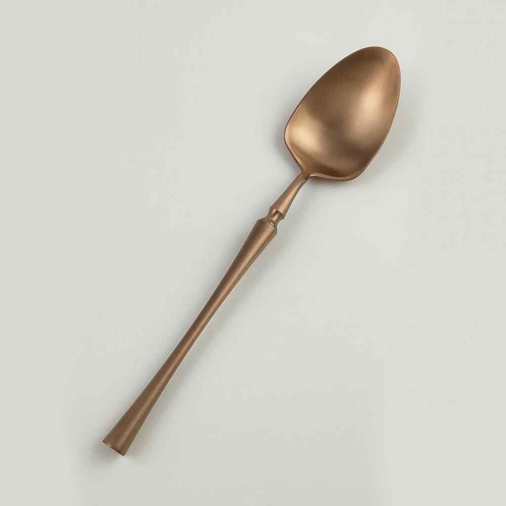 Ложка чайная ,PVD покрытие,медный матовый цвет,серия "1920-Copper" P.L