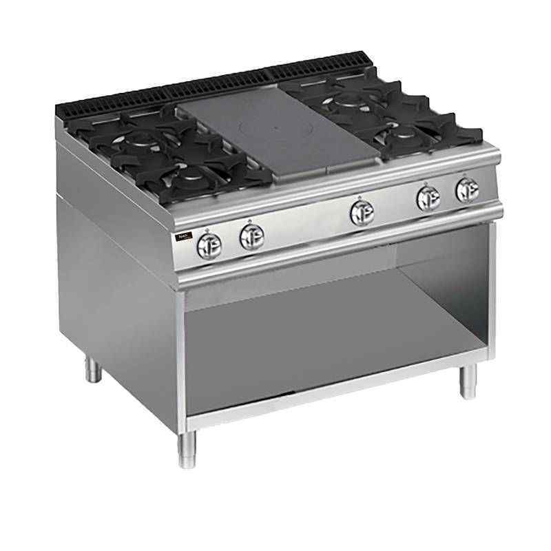 ПЛИТА СО СПЛОШНОЙ ПОВЕРХНОСТЬЮ ГАЗОВАЯ 700 СЕРИИ APACH CHEF LINE SLRSTG127R4OS