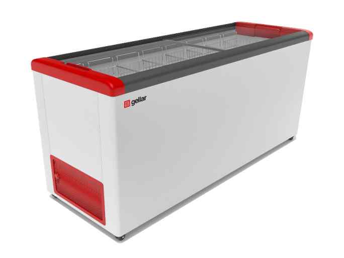 Ларь морозильный Frostor GELLAR FG 700 C пр. ст.(красный)