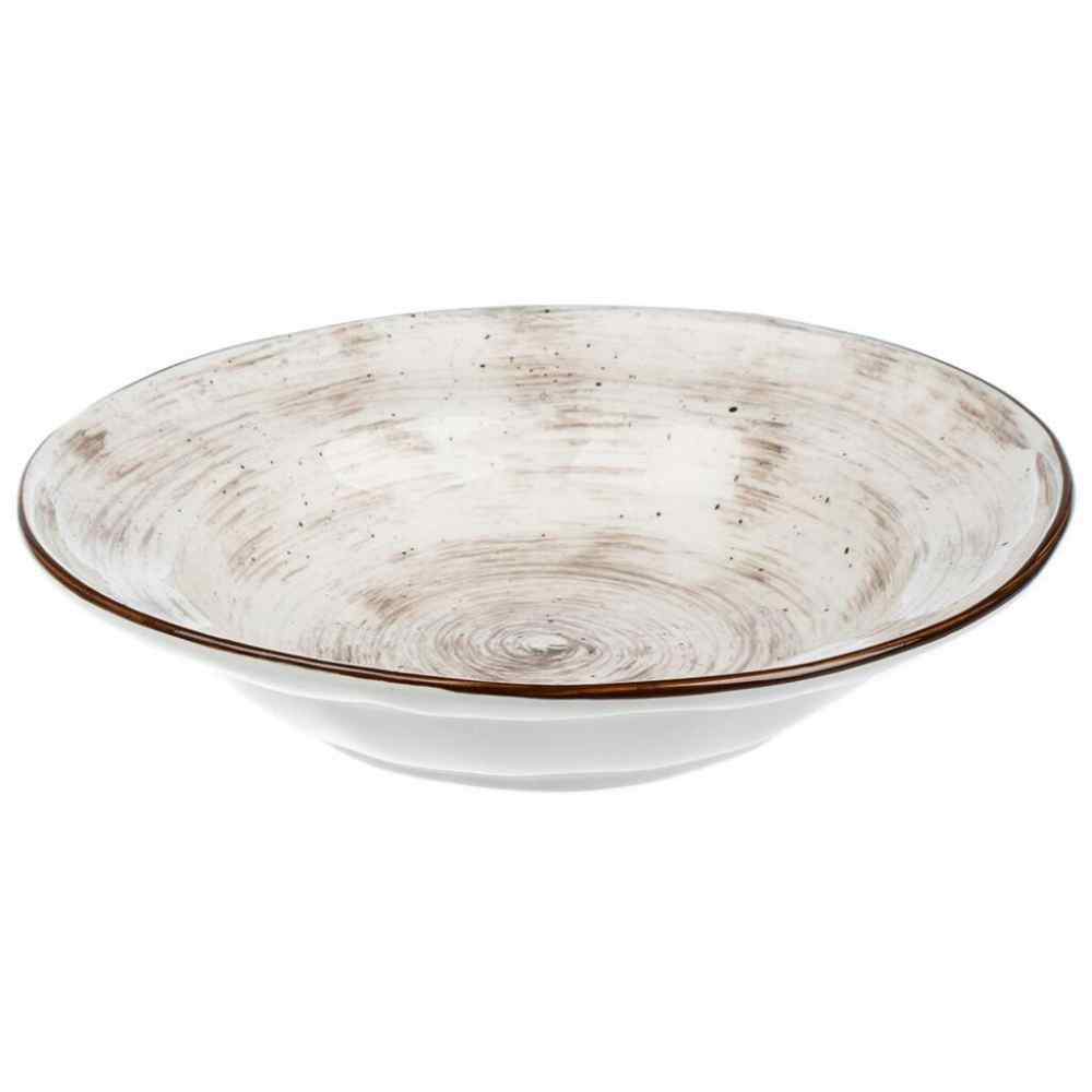 Тарелка глубокая White Fusion 350 мл, 22 см, P.L. Proff Cuisine(57067)