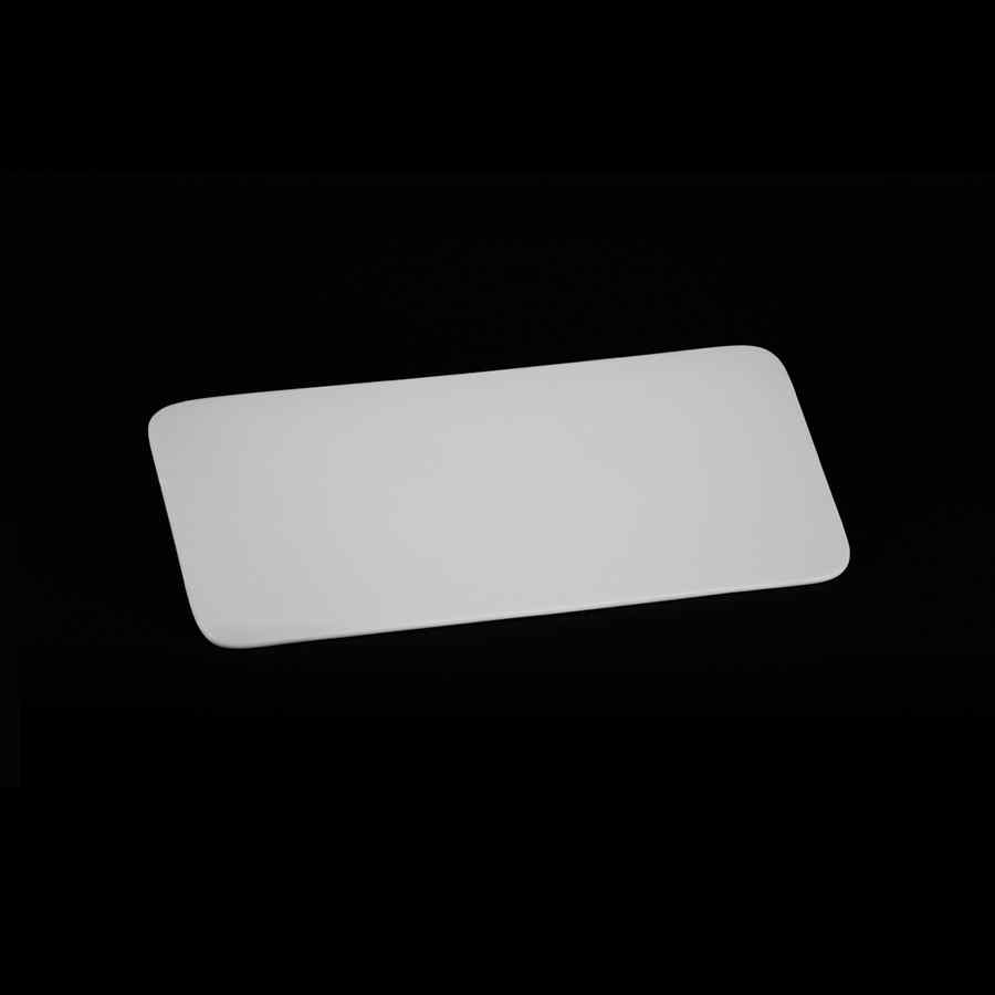Блюдо прямоугольное плоское «Chan Wave» 310х140 мм [ivory LQ-QD0341B]