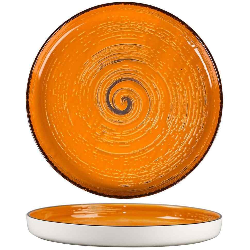 Тарелка с бортом Texture Yellow Circular 23 см, h 3 см, P.L. Proff Cuisine