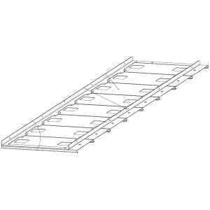 Держатель для гастроемкостей Assum ПГ-15/3 (1440х330х40) (GN 1/6 - 8 шт)