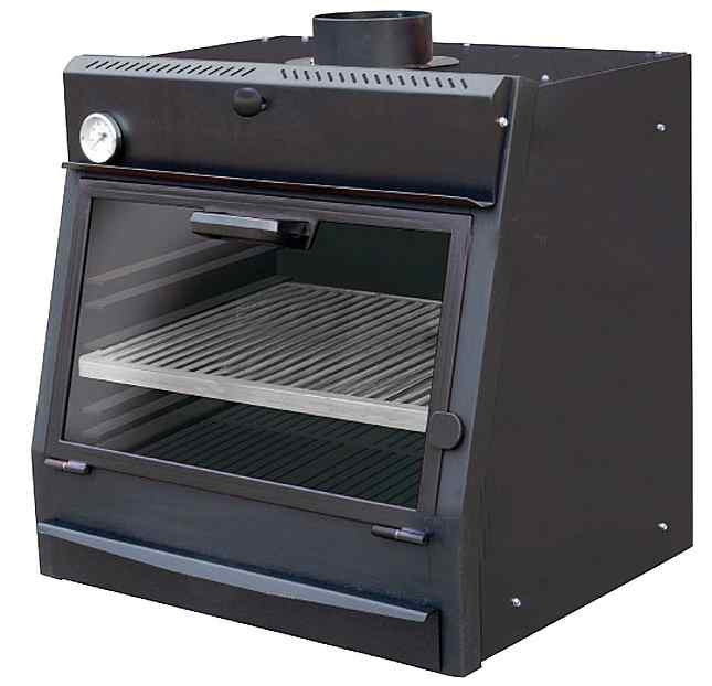 Печь на древесном топливе Vortmax CHO 45S Inox