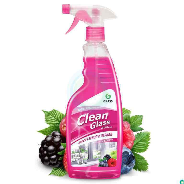 Блеск стекол и зеркал «Clean Glass» Лесные ягоды, 600мл