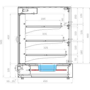 Витрина тепловая Carboma AC45 HWB 0,7-1 Мармит (self) (0430), фото 2