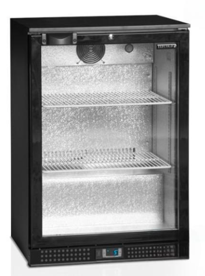 ШКАФ ХОЛОДИЛЬНЫЙ СО СТЕКЛОМ TEFCOLD DB126H БАРНЫЙ ЧЕРНЫЙ