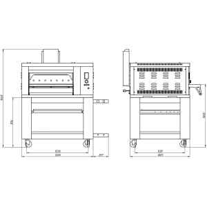 Подставка под печь для пиццы Grill Master Подставка под печь газовую ППГ/1, фото 2