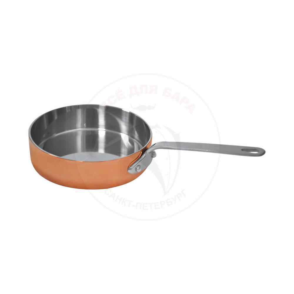 Сковородка d 12 см, h 3 см, нержавейка 18/10 с медным напылением, P.L. - Gourmet Line