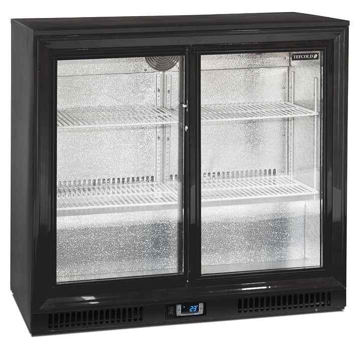 ШКАФ ХОЛОДИЛЬНЫЙ СО СТЕКЛОМ TEFCOLD DB201S БАРНЫЙ ЧЕРНЫЙ